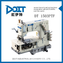 three needle double chain stitch machine for lap seaming DT 1503PTF